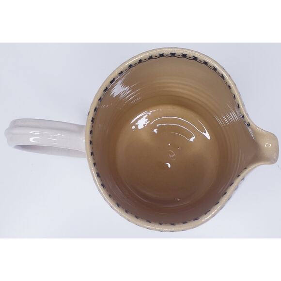 VINTAGE NICHOLAS MOSSE POTTERY Rustic Farmhouse JUG/CREAMER MADE IN IRELAND - Picture 8 of 12